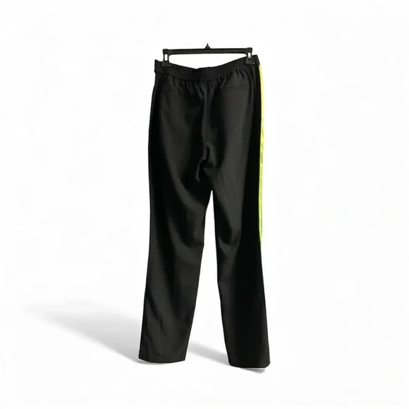 Michael Kors Black And Neon Yellow Athletic Pants - Picture 5 of 6